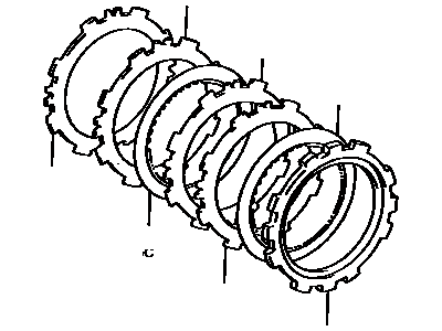 Toyota MR2 Clutch Disc - 35677-30040