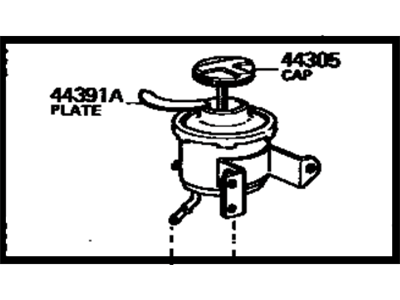 Toyota Pickup Power Steering Reservoir - 44360-35010