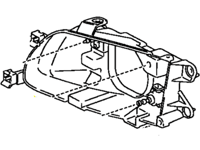 1997 Toyota Tercel Headlight - 81105-16550