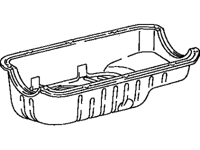 Toyota Tercel Oil Pan - 12101-11060