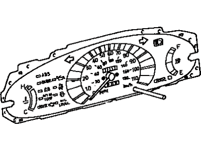 1991 Toyota Previa Speedometer - 83110-28300