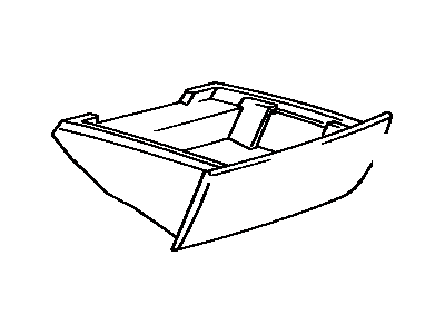 Toyota 74102-95D00-44 Box Sub-Assy, Front Ash Receptacle