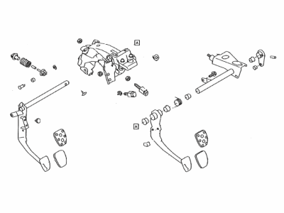 SU003-00959 Genuine Toyota Pedal Assembly-Brake Las