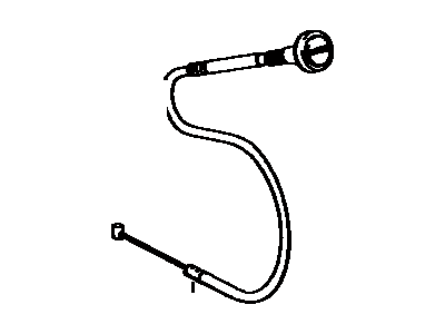 Toyota 78410-60040 Cable Assy, Throttle Control