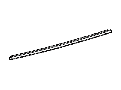 Toyota 68292-35041 Weatherstrip, Back Door