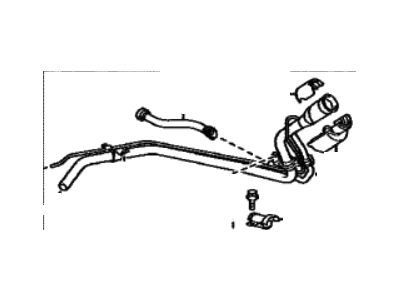 Toyota Fuel Filler Neck - 77210-35081