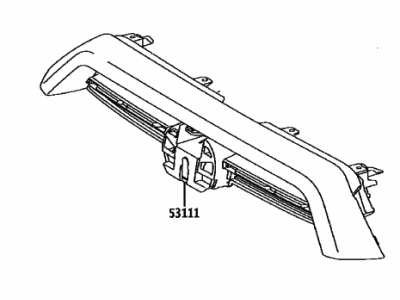 Toyota 53111-35770-F0 GRILLE, RADIATOR