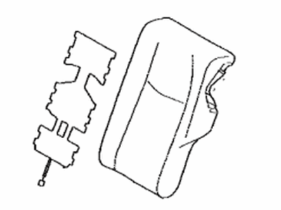 Toyota 71078-42A90-B5 COVER SUB-ASSY, RR S