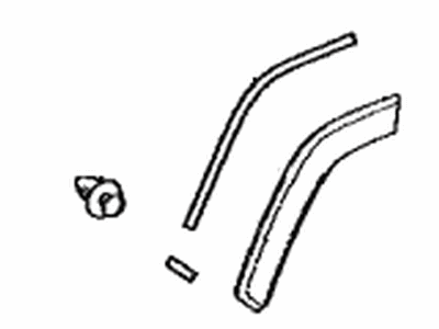 Toyota 75061-42010 MOULDING Set OUTSID