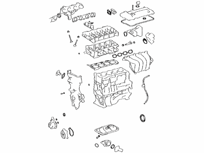 Toyota 04111-25230 GASKET KIT, ENGINE O