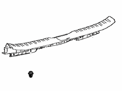 Toyota 58387-42130-C0 Plate, Rr Floor FINI