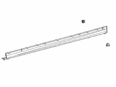 Toyota 75850-42030 MOULDING Assembly Body