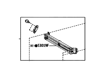 Toyota 53180-42070 SHUTTER ASSY, RADIAT