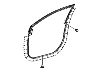 Toyota bZ4X Weather Strip - 67862-42140