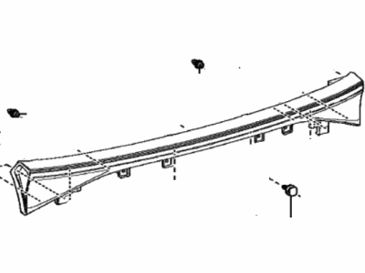 Toyota 81581-42160 LENS & BODY, RR LAMP