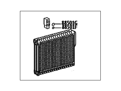 2025 Toyota bZ4X Evaporator - 88501-42150