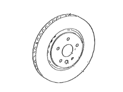 2025 Toyota Crown Brake Disc - 43512-78020