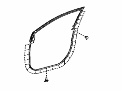 Toyota bZ4X Weather Strip - 67861-42140