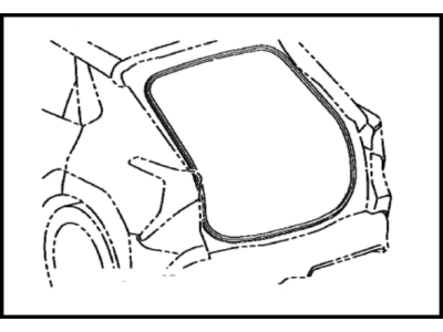 Toyota bZ4X Door Seal - 67881-42090