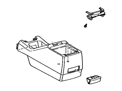 Toyota Camry Center Console Base - 58910-33010-02