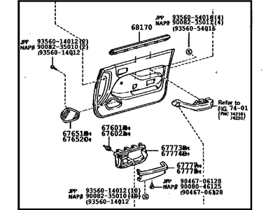 Toyota 67620-33112-B2