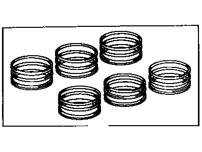 Toyota MR2 Piston Ring Set - 13013-74190