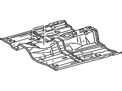 Toyota Celica Floor Pan - 58111-20170