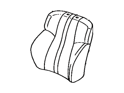 Toyota 71073-2G810-C0 Front Seat Back Cover, Left(For Separate Type)