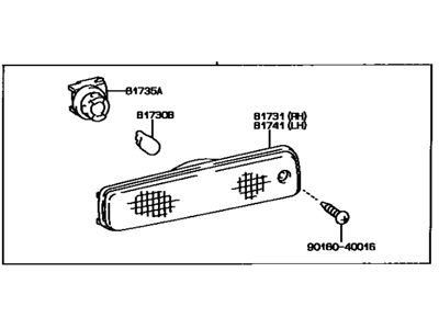 1994 Toyota Celica Side Marker Light - 81730-20230