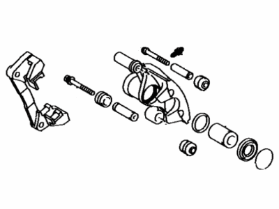 Toyota Celica Brake Caliper - 47750-20540