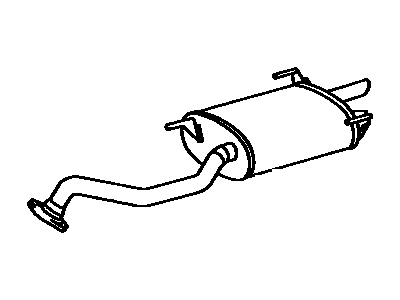 1995 Toyota Celica Exhaust Pipe - 17430-1A400