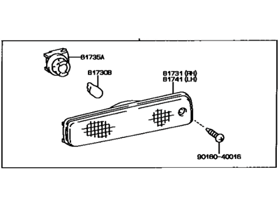 1995 Toyota Celica Side Marker Light - 81740-20200