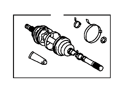 Toyota Celica Axle Shaft - 43470-29377