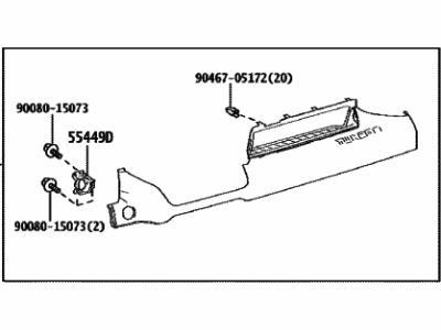 Toyota 55012-0C020-D0