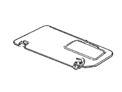 Toyota 74310-0C270-B0 VISOR ASSY, RH