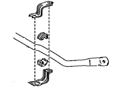 Toyota 48804-0C010 BAR SUB-ASSY, FR STA