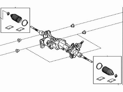 2023 Toyota Tundra Steering Gear Box - 44250-0C180