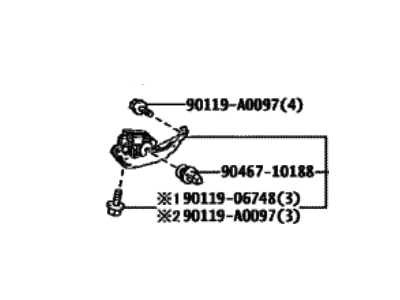 2024 Toyota Tundra Door Lock - 69110-0C070