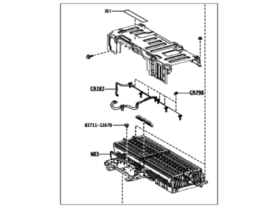 2023 Toyota Sequoia Car Batteries - G9510-34010