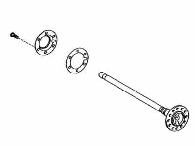 2024 Toyota Sequoia Axle Shaft - 42301-0C040