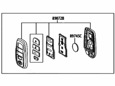 2025 Toyota Sequoia Transmitter - 8990H-0C011