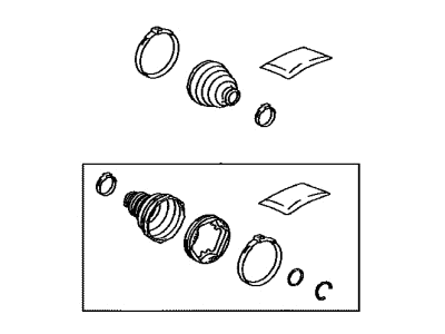 2025 Toyota Sequoia CV Boot - 04427-0C030