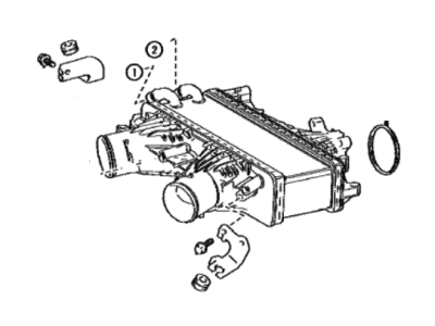 2024 Toyota Tundra Intercooler - 17900-F4010