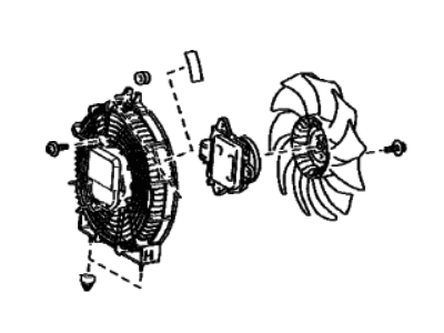 2022 Toyota Tundra Cooling Fan Assembly - 16300-70010