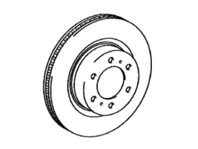 2025 Toyota Sequoia Brake Disc - 43512-0C030