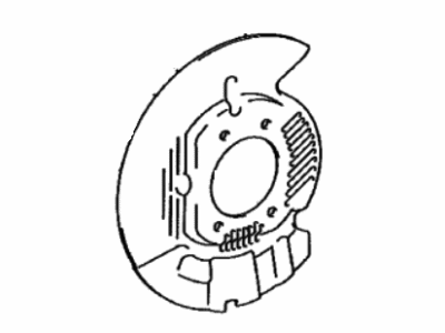 Toyota 47782-0C040 COVER, DISC BRAKE DU