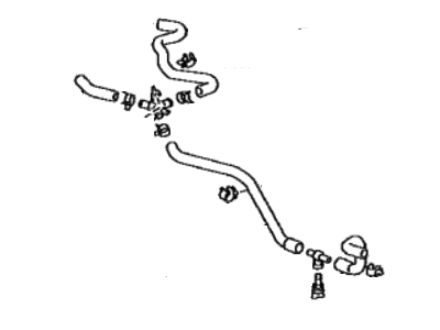 2023 Toyota Sequoia Coolant Reservoir Hose - 16280-F4020