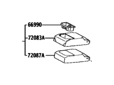 2025 Toyota Sequoia Armrest - 72830-0C340-20