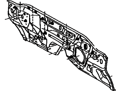 Toyota 55101-04922 Panel Sub-Assy, Dash