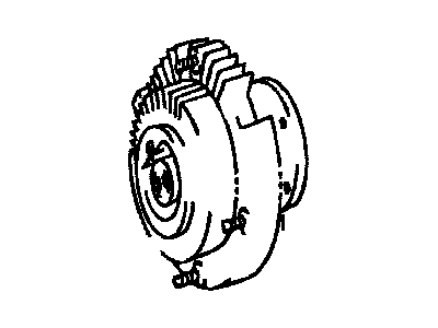 Toyota 16210-62011 Coupling Assembly, Fluid